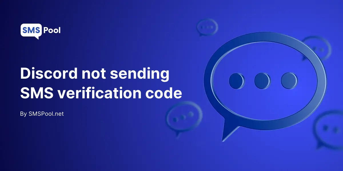 Discord not sending SMS verification code