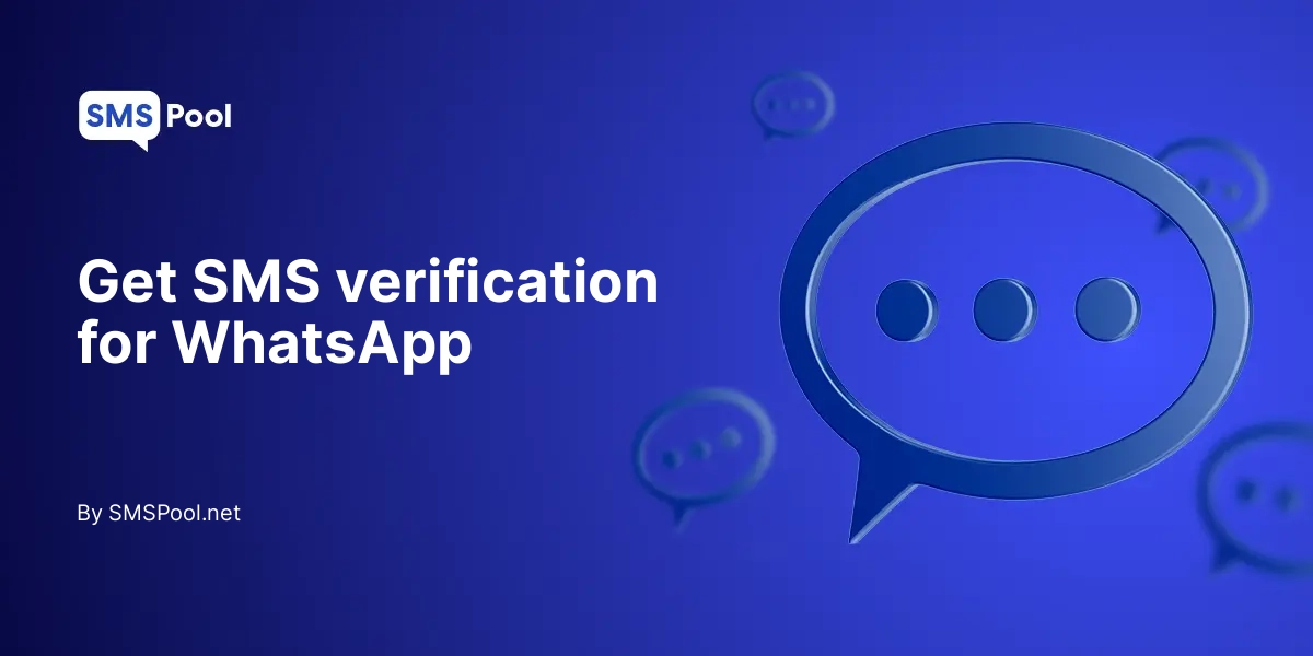Get SMS verification for WhatsApp