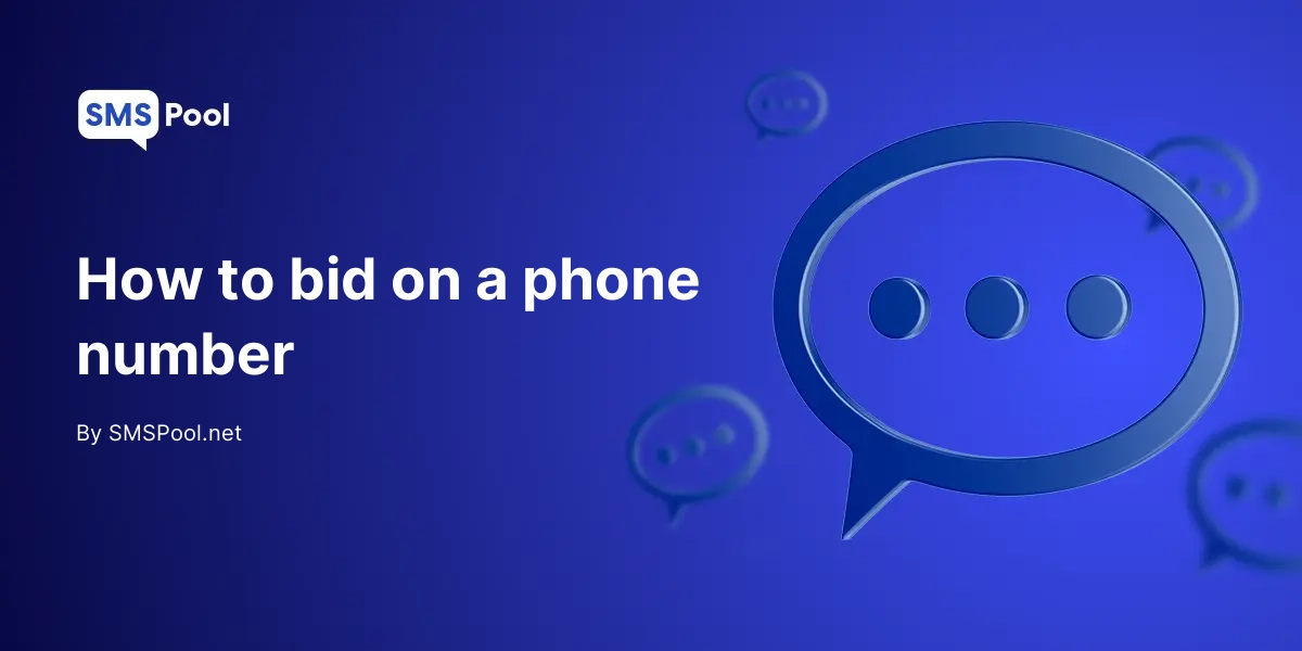 How to bid on a phone number