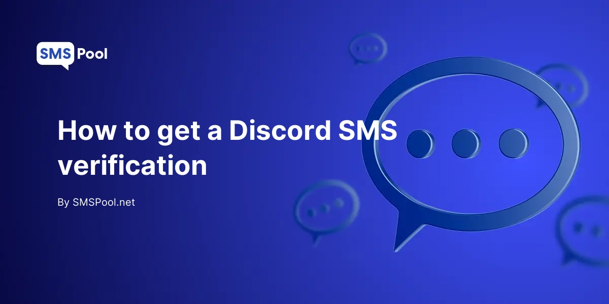 How to get a Discord SMS verification