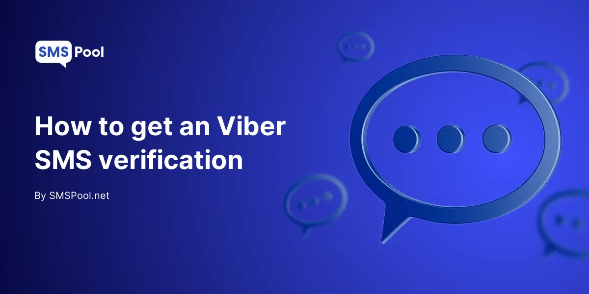 How to get an Viber SMS verification