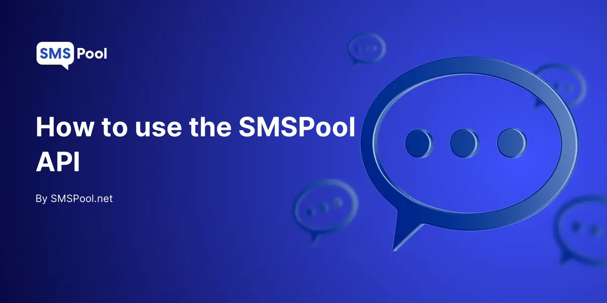 How to use the SMSPool API
