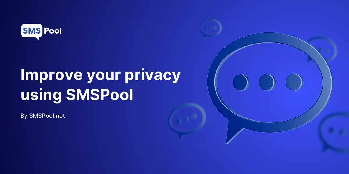 Improve your privacy using SMSPool