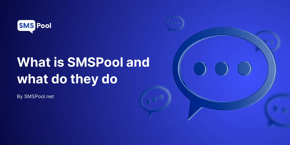 What is SMSPool and what do they do