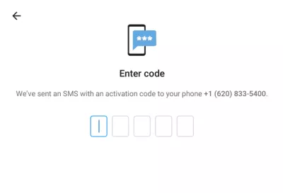 Receive the Telegram SMS verification code