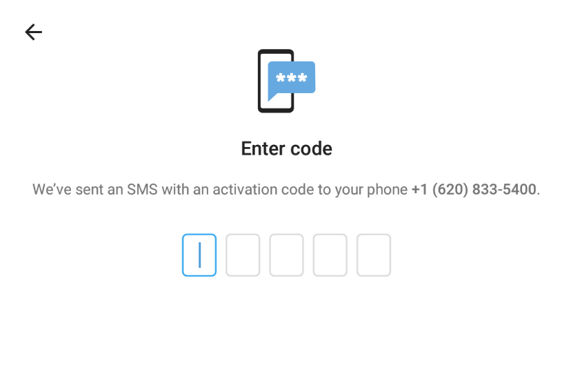 Receive the Telegram SMS verification code