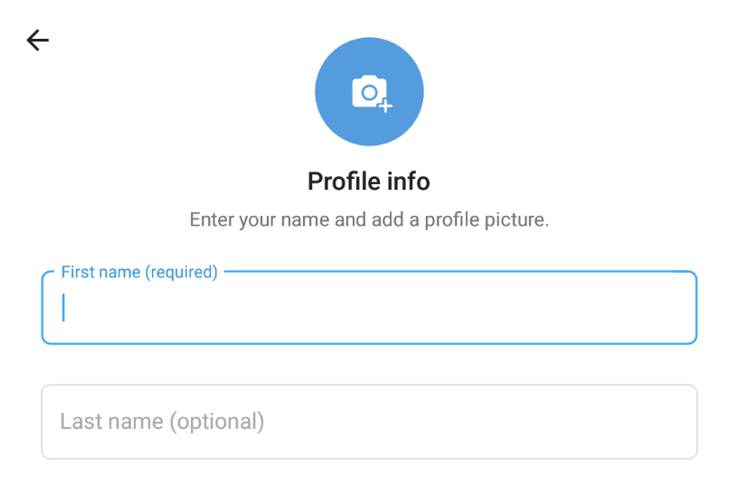 Finalize registering your Telegram account